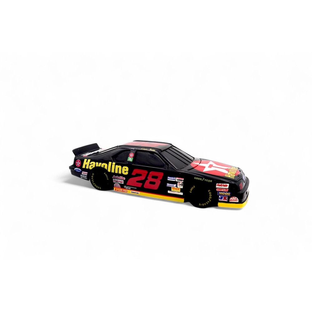 Vtg 90's NASCAR 1:24 Scale Die-Cast Ford Thunderbird Stock Bank #28 Ernie Irvan